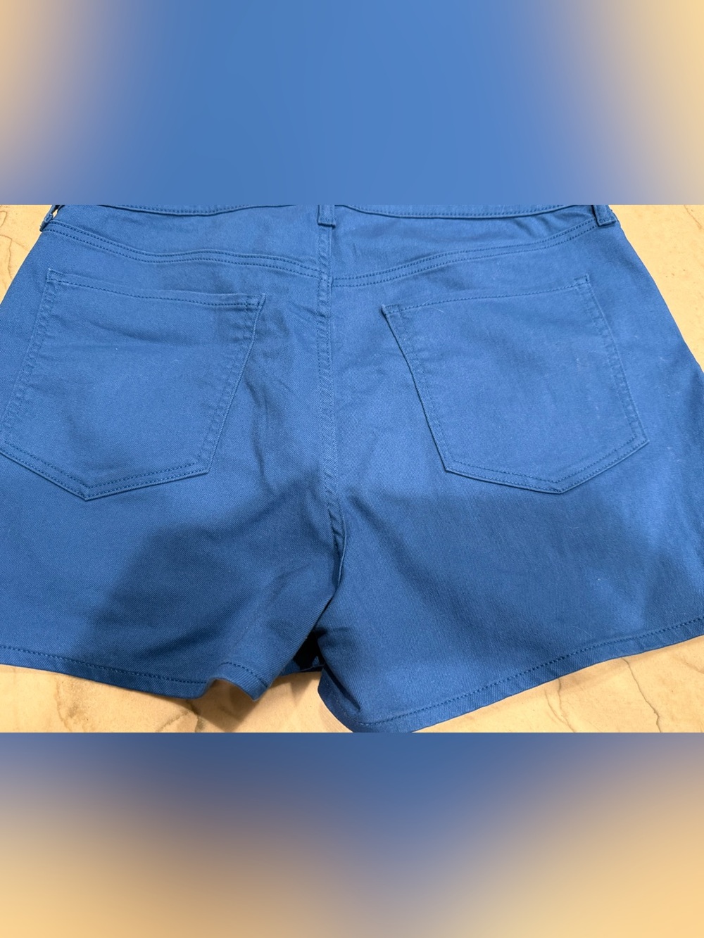 Old Navy High-Rise WOW Shorts Size 14 Sapphire Sky Blue NWOT - Picture 12 of 12